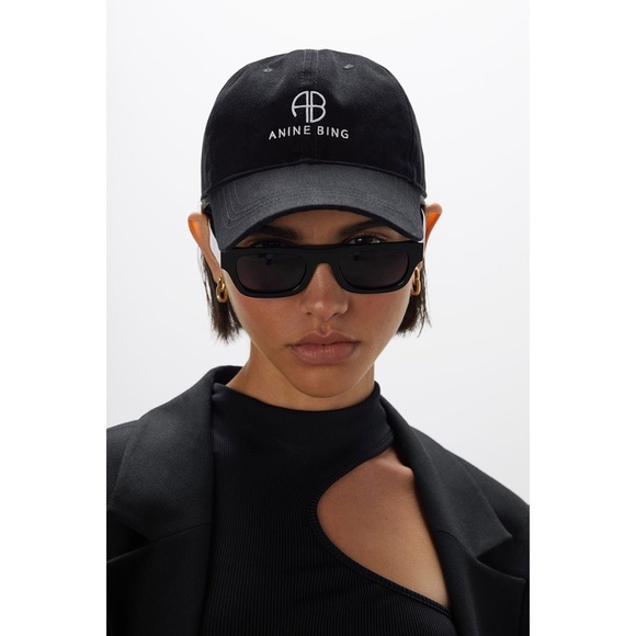 Anine Bing Accessories - NWT ANINE BING Jeremy Baseball Cap in Black